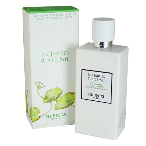 hermes sur le nil body lotion|Un Jardin sur le Nil Moisturizing body lotion .